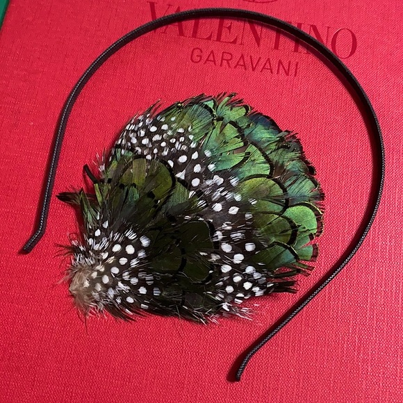 🖤NEW💕Real Peacock feather headband - Picture 2 of 12